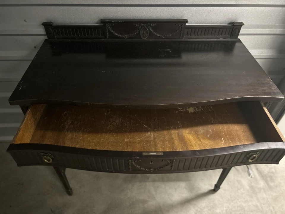 Consola de madera vintage Foto 3 de 4