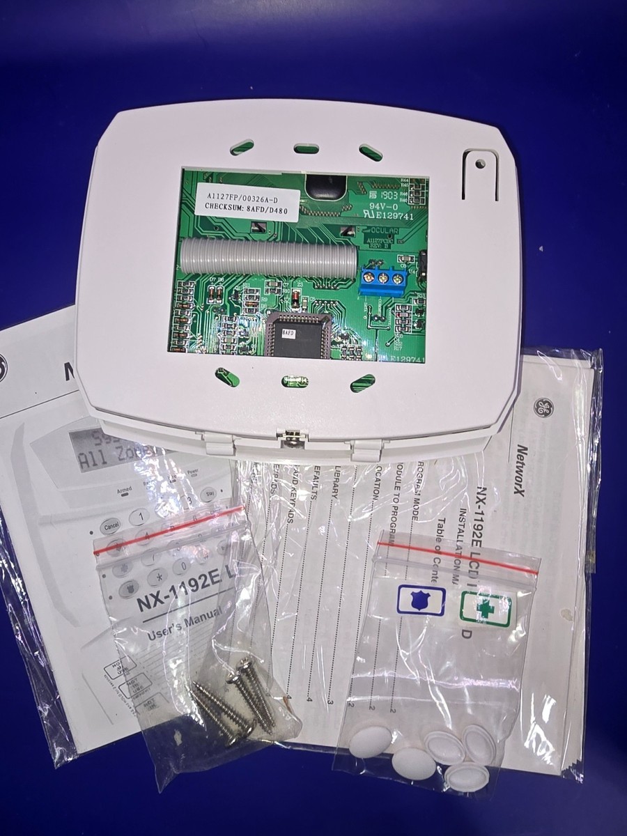 Interlogix NetworX NX-1192E LCD Keypad GE Security Caddx 192 Zone