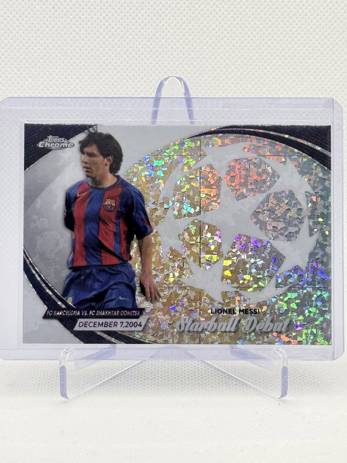 2023-24 Topps Chrome UEFA - Starball Debuts Lionel Messi SD-10