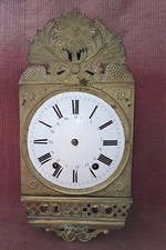 ANCIEN MECANISME MOUVEMENT HORLOGE COMTOISE  PENDULE CARILLON 19ème