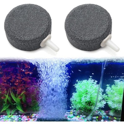 Aquarium Luftstein Sauerstoff Blasendiffusor Sprudelstein Luftpumpen 2 Stück