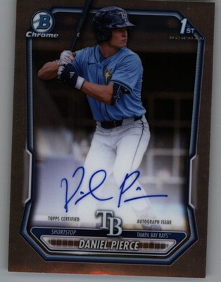 2026 Bowman #CPA-DP Daniel Pierce Chrome Prospect Autographs