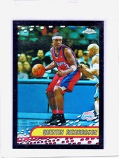 2001-02 Topps Chrome Black Refractor Quentin Richardson /50