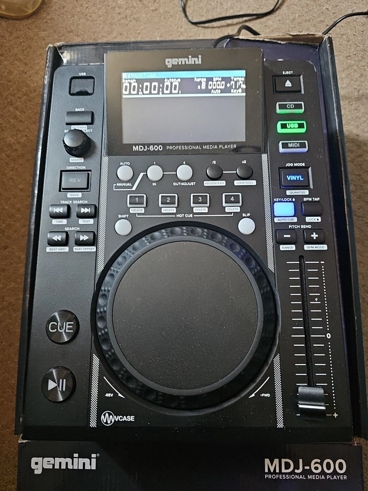 Gemini MDJ-600 professional CD USB media player - Image 3 of 4