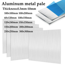 1-5Pcs Thickness 0.3Mm-10Mm Aluminum Sheet 100X100Mm/150X150Mm/200X200Mm Aluminu