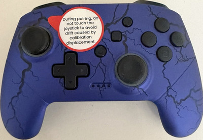 VOYEE Wireless Controller for Nintendo Switch RGB Blue Lightning Tested USB-C
