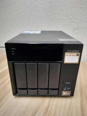 QNAP (TS-473) (AMD RX-421ND 2.1-3.4GHz) 2x M.2 SATA SSD & 2x PCIe SLOT  *NO HDD*