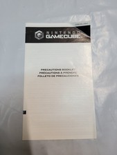 Nintendo Gamecube Health And Safety Precautions Booklet White C/Pm-dol-usa-2