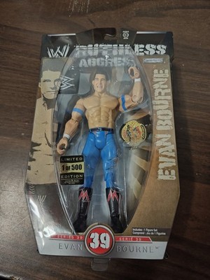 WWE Jakks Pacific Ruthless Aggression Series 39 Evan Bourne 1/500 CHASE
