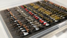 90x Jig Nymphen Set - Caddis & Mayfly Larven ...