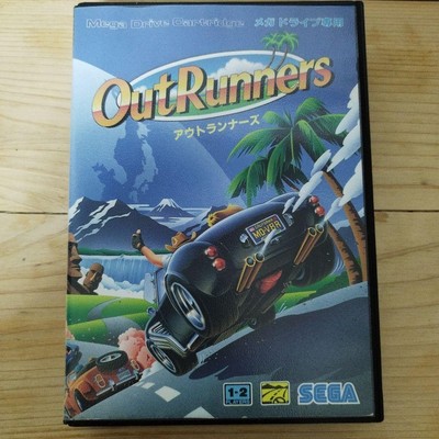 OutRunners Sega Mega Drive Japan Import Rare Racing Game Tested Complete 1994