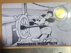 Disney Steamboat Willy 2026 .999 Fine 2026 Gold Coin SP Round  1/1000th Troy oz