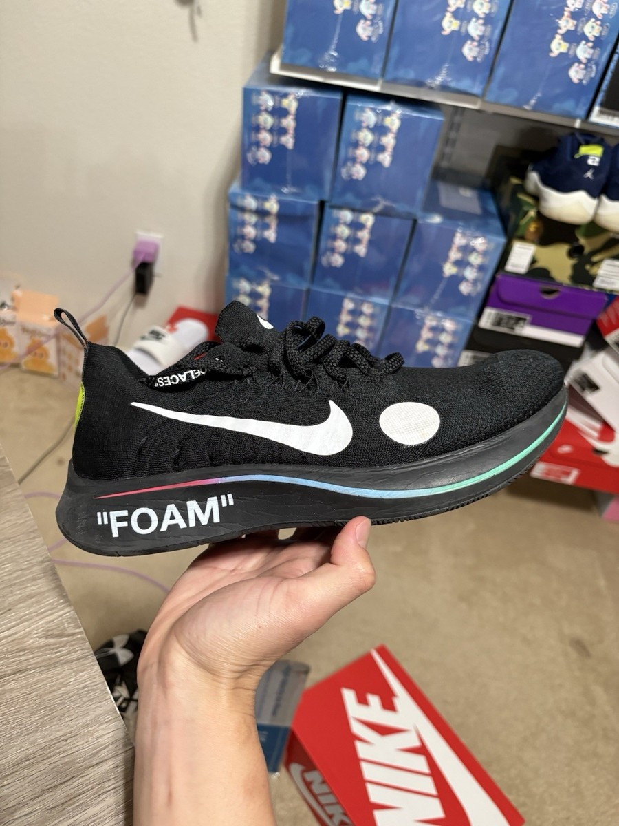 Size Nike Off-White x Zoom Fly Mercurial Flyknit Black CLEAN