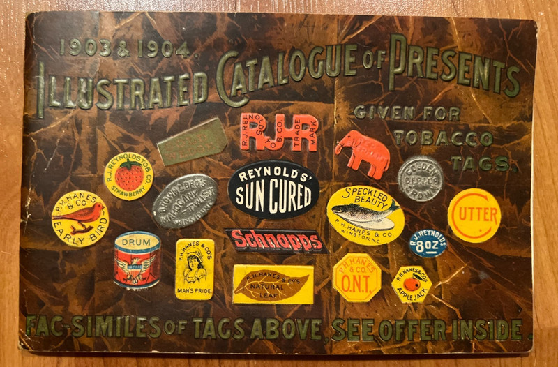 1903-04 R. J. Reynolds tobacco premium tags catalog