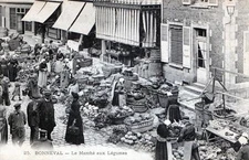 CPA 28 BONNEVAL - le marché aux légumes  (ANIMEE