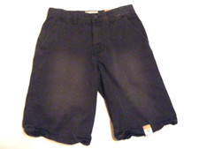 Arizona Boys Shorts Flat Front Adjustable Waist Dark Gray Size 12 Regular New