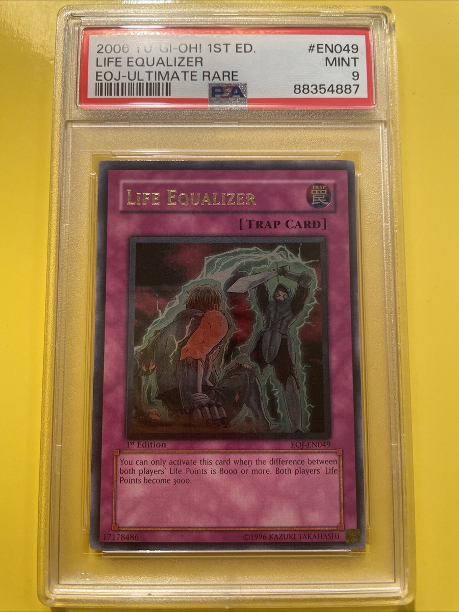 YuGiOh LIFE EQUALIZER #EOJ-EN049 🔥PSA 9 MINT🔥1st EDITION - 2006