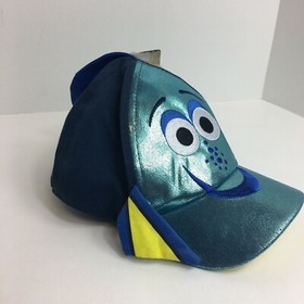Disney Finding Dory Fish Baseball Hat Cap Blue Toddler Kids Children Shiny New