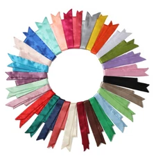 Skinny Scarves Small Silk Scarf Satin Ribbon Neck Tie 1PCS DIY Simple Style☆