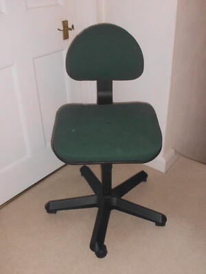 Ikea Swivel Chair Dk Green [gas lift up down] UK