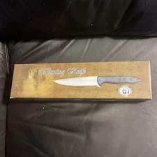 Chipaway Cutlery Hunting Knife Blade 12” Overall  Leather Sheath CW-265 BLW