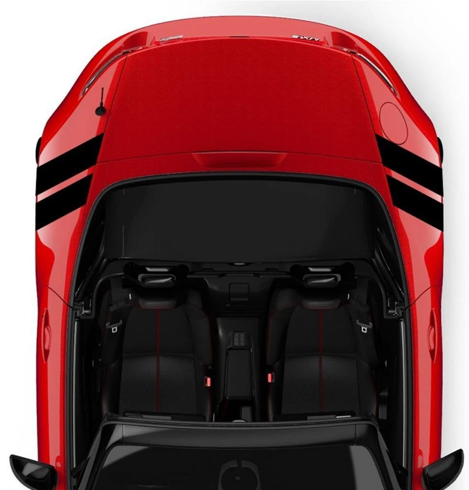 Calcomanía de vinilo doble barra de hash guardabarros trasero de 4" RACING STRIPES (se adapta a Mazda MIATA MX-5 Foto 3 de 4