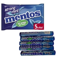 Mentos Chewy Mints | Mentos Strong Mints 5-Pack | Mentos Candy | Mentos Mints