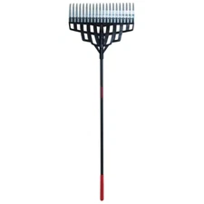 Razor-Back 20-Tine Multi-Purpose Lawn Rake, for landscape rocks leaves thatch mu