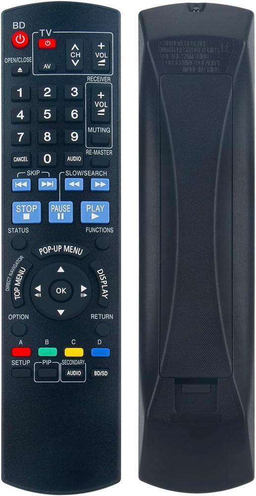 N2QAYB000185 Replacement Remote Control Panasonic Blu-ray Disc Player DMP-BD55