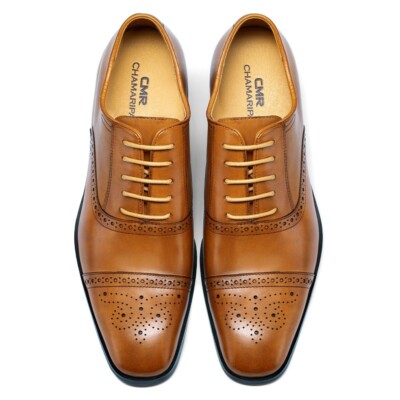 CHAMARIPA ELEVATOR SHOES HEIGHT INCREASING TALL MEN DRESS SHOES GET 7CM TALLER CHAMARIPA ELEVATOR SHOES HEIGHT INCREASING TALL MEN Casual  main image 2