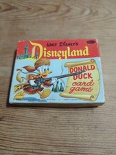Walt Disney Disneyland Donald Duck Card Game 1955 Whitman