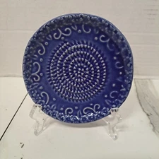 Pottery Stoneware Garlic Grater/ Stamped USA