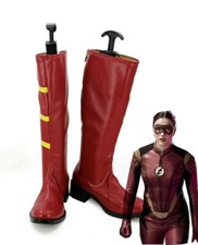 The Flash Jesse quick cosplay costumes costume boots shoes shoes red red