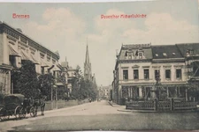 33771 AK Bremen Doventhor Michaeliskirche Street Fountain 1919