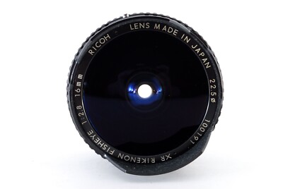 RARE! N MINT 】 Ricoh XR Rikenon Fisheye 16mm F/2.8 MF Lens Pentax