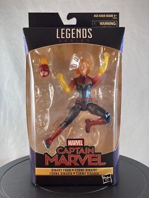 MARVEL LEGENDS HASBRO 2018 WALMART EXCL. BINARY MCU CAPTAIN MARVEL 1:12 FIGURE
