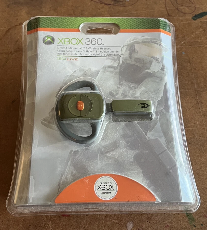 Halo 3 Limited Edition Wireless Headset Xbox 360 Factory Sealed eBay