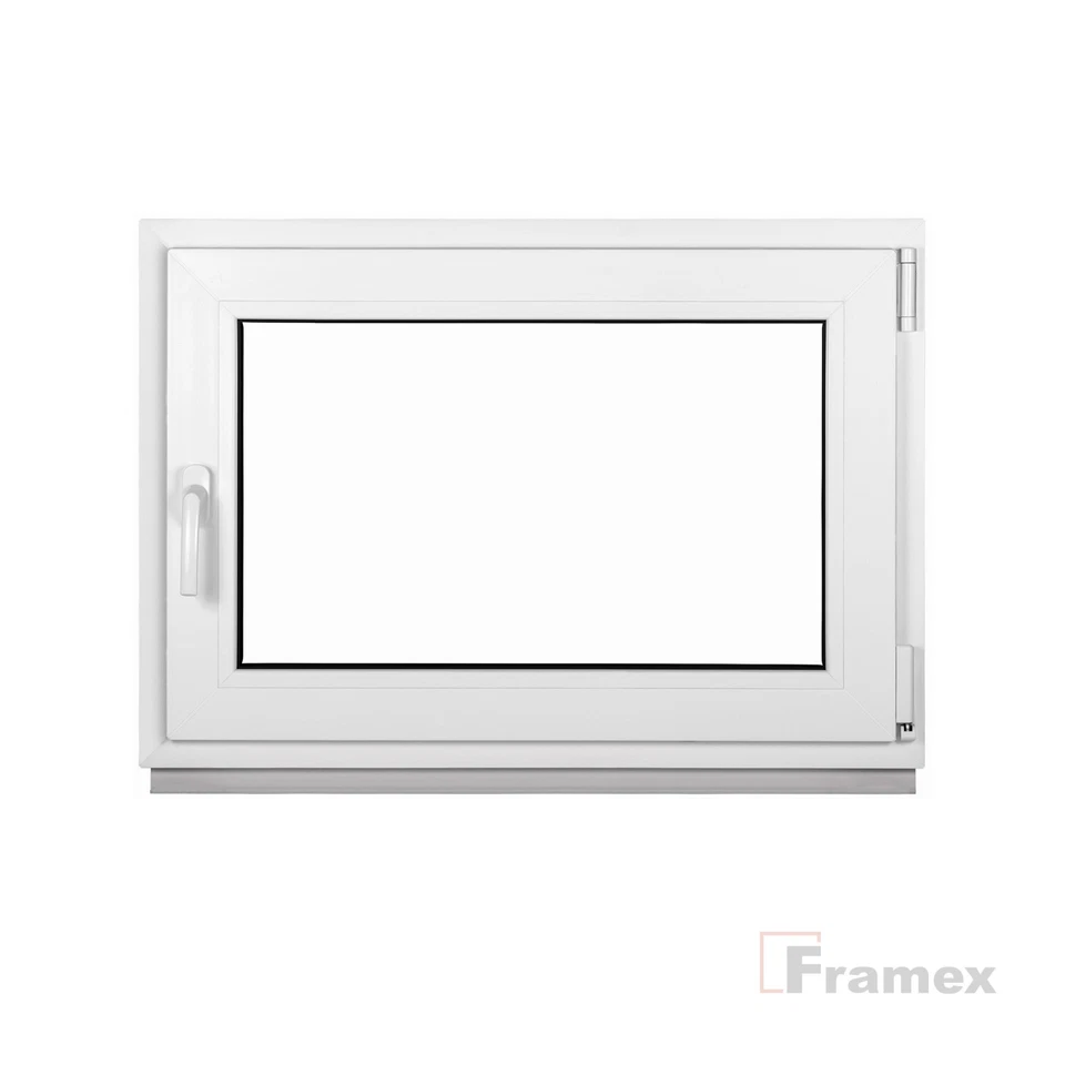 Kellerfenster Kunststofffenster Fenster Weiß 2 Glas Dreh Kipp DIN Rechts Links - Bild 2 von 4