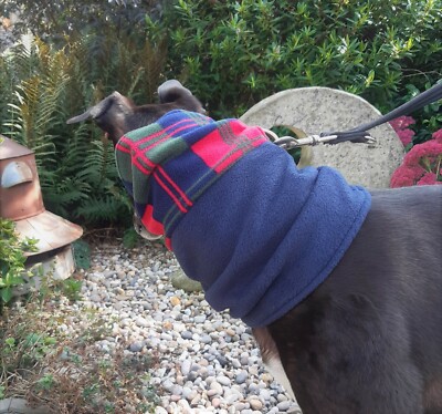 Easy Care Winter Warm Fleece Hound Dog Snood Scarf Neck Warmer