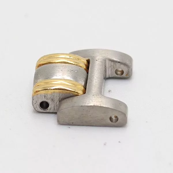 Bracelet montre homme/femme GUCCI authentique 1 maillon pièces argent/or 12 mm