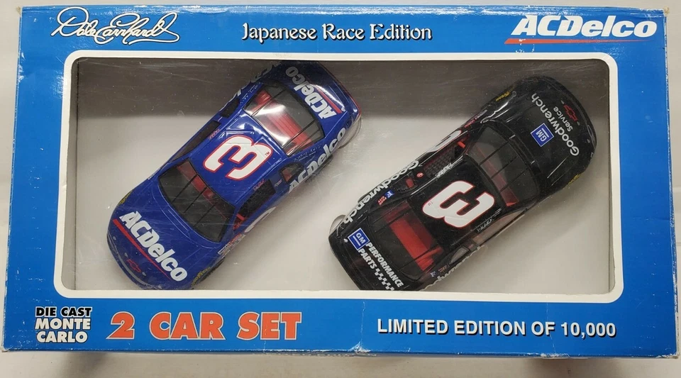 Dale Earnhardt #3 brookfield 2 car set from japanese race ac delco edition NIP - Image 2 of 4
