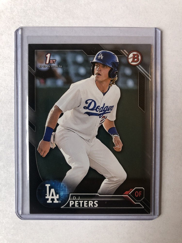 2016 Bowman Draft Draft Picks Silver /499 DJ Peters #BD-75