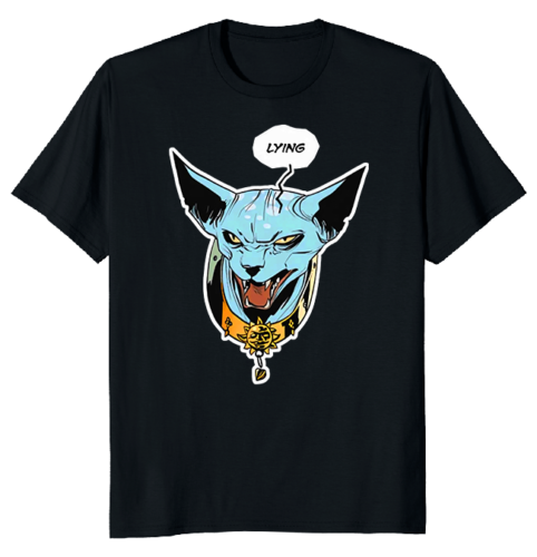 Bewusteloos Zakje personeelszaken NEW LIMITED Saga Lying Cat Lover Funny Novelty T-Shirt M-3XL Fast Shipping  | eBay