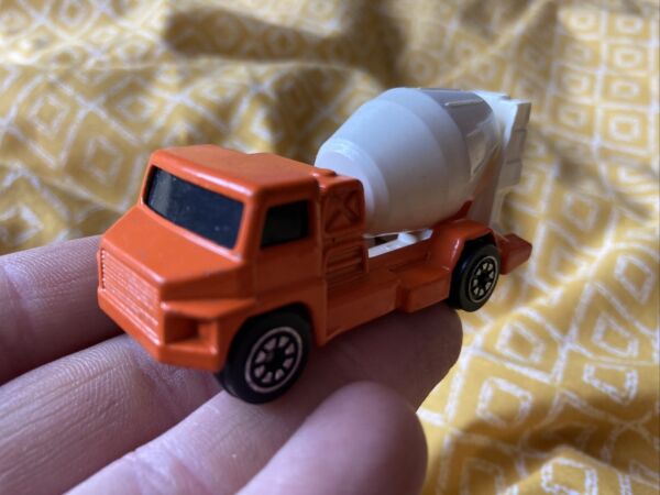 Vintage Toy Car - Corgi Orange Mobile Cement Mixer - romfast.com