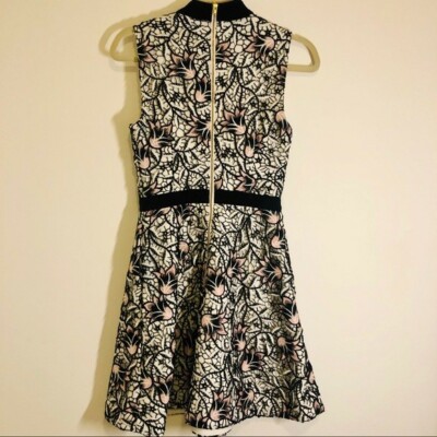 Self-Portrait Nightshade Lace Mini Dress Size US 4 Excellent Condition |  eBay
