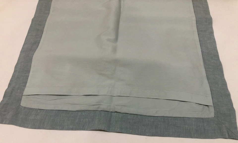 Pottery Barn льняные хлопковые шелковые (2) стандартные наволочки чехлы 20X26 светло-зеленые - Изображение 4 из 4