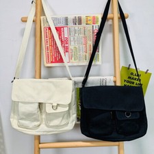 UK Women Men Multi Pocket Messenger Handbag Cross Body Bags Holiday Shoulder Bag