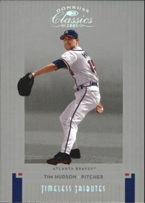 2005 Donruss Classics Timeless Tributes Silver #115 Tim Hudson /100 - NM-MT