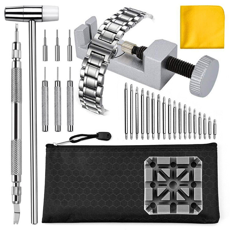 Adjustment Watch Band Tool Kit Strap Bracelet Link Pin Remover Repair