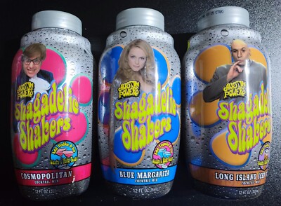 1999 Austin Powers Shagadelic Cocktail Shakers Full Case Full